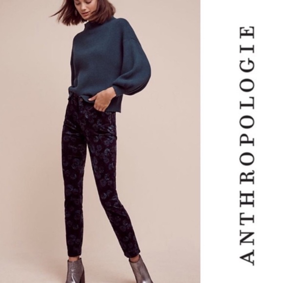 Anthropologie Pilcro and the Letter Press Velvet Pants size 28 - Picture 1 of 8